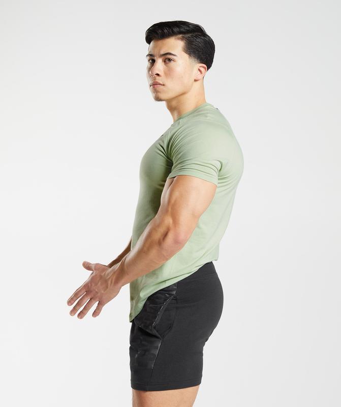 Gymshark Bold T-Shirt T-Shirts Groen | 90RVZKBPN