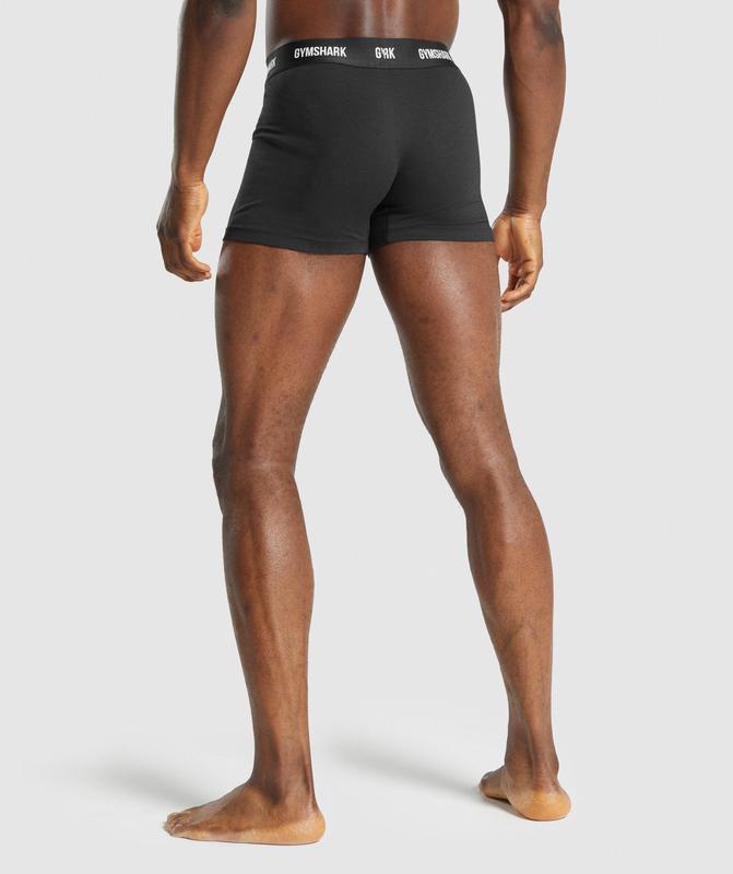 Gymshark Boxers 2pk Ondergoed Zwart | 86LDIJTGC