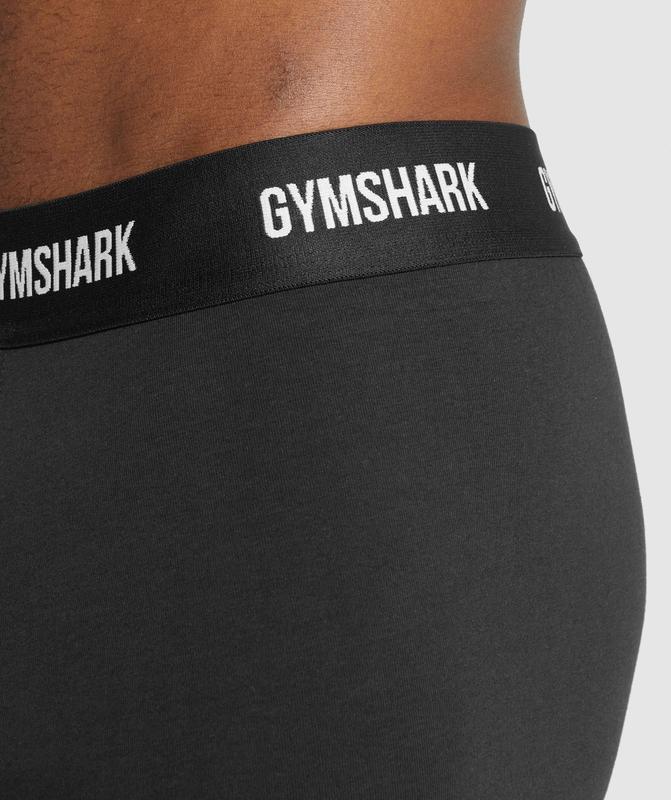 Gymshark Boxers 2pk Ondergoed Zwart | 86LDIJTGC