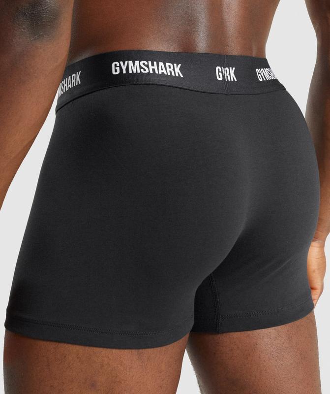 Gymshark Boxers 2pk Ondergoed Zwart | 86LDIJTGC