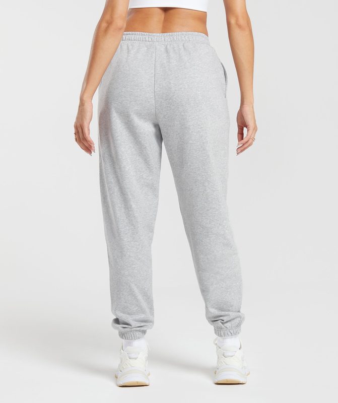 Gymshark Cherub Graphic Joggers Broek Lichtgrijs | 50DTLPWFQ