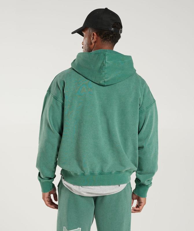 Gymshark Collegiate Hoodie Hoodies Lichtturkoois | 06JUEKRMB