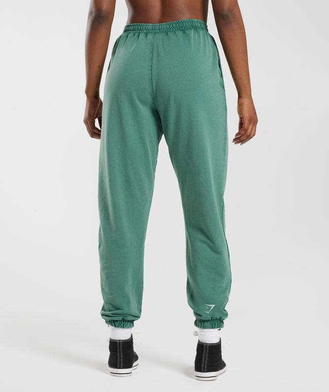 Gymshark Collegiate Joggers Broek Ink Teal | 48MVHPSKU