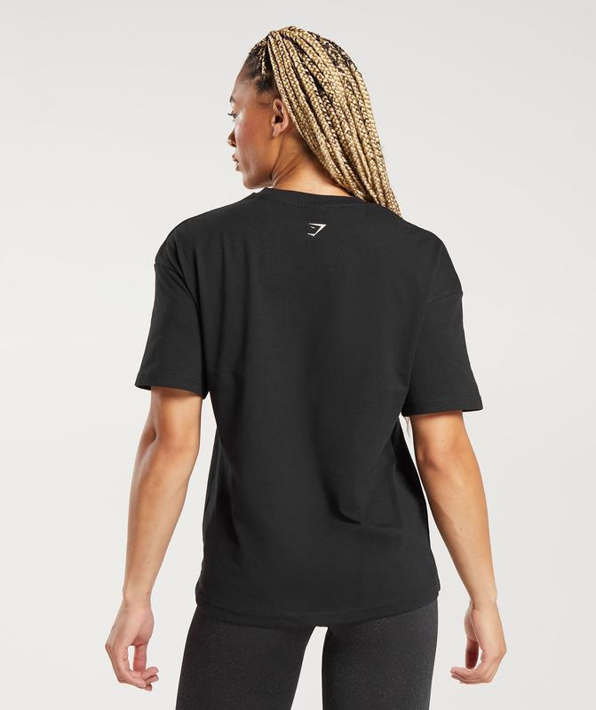 Gymshark Committed To The Craft T-Shirt T-Shirts Zwart | 50RVOFPDC