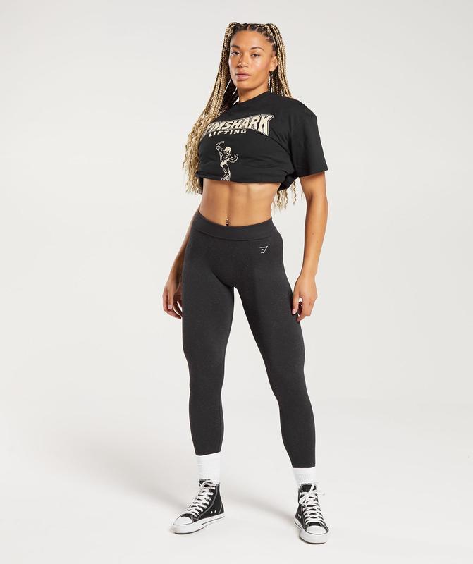 Gymshark Committed To The Craft T-Shirt T-Shirts Zwart | 50RVOFPDC