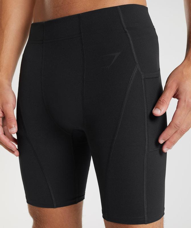 Gymshark Control Baselayer Shorts Korte Broek Zwart | 04VWOKCIP