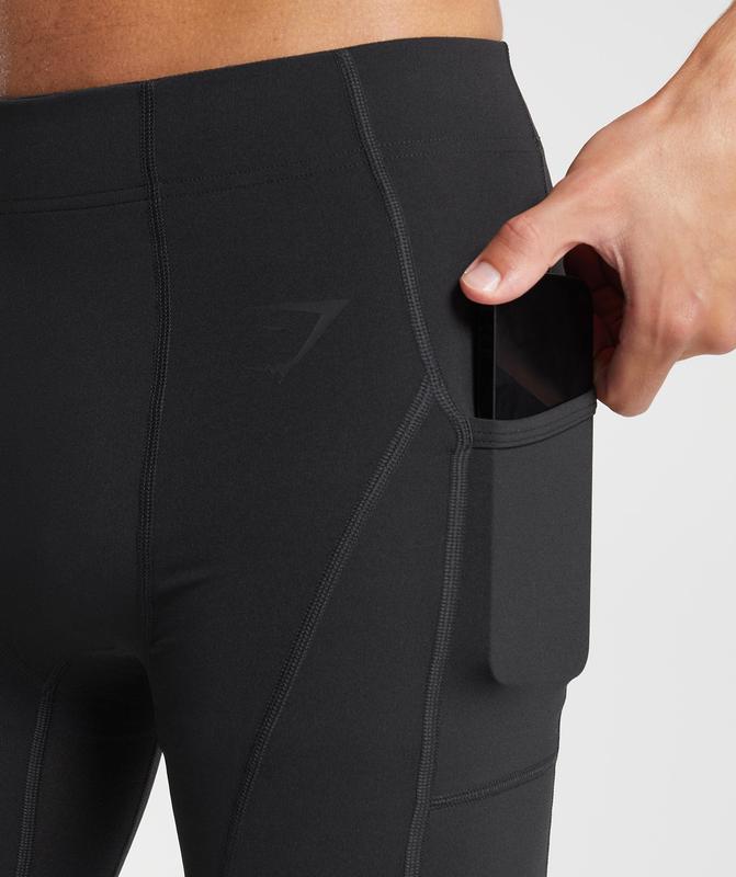 Gymshark Control Baselayer Shorts Korte Broek Zwart | 04VWOKCIP