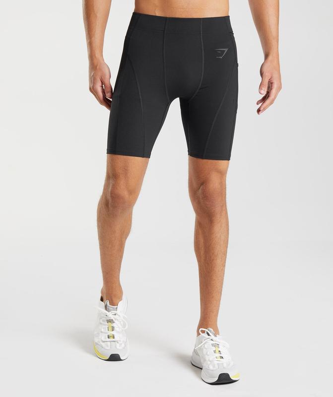 Gymshark Control Baselayer Shorts Korte Broek Zwart | 04VWOKCIP