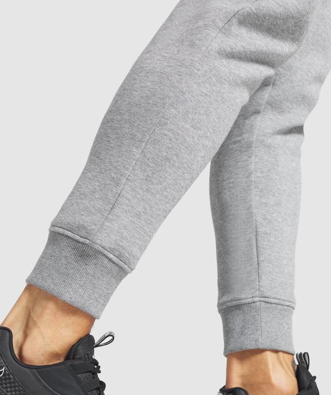 Gymshark Crest Joggers Broek Charcoal Marl | 14OJSMHUC