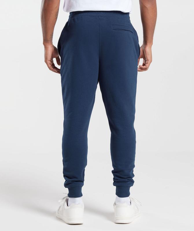 Gymshark Crest Joggers Broek Donkerblauw | 39LTQRZFM