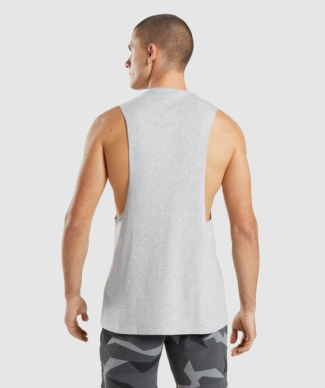 Gymshark Critical 2.0 Drop Arm Tank Drop Armhole Tank Lichtgrijs | 57PMRGDSO