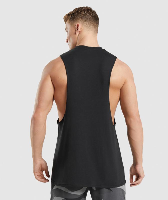 Gymshark Critical 2.0 Drop Arm Tank Drop Armhole Tank Zwart | 58WXBAQKN