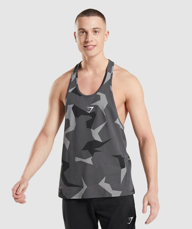 Gymshark Critical Stringer Stringer Zwart | 67OPTKMCG