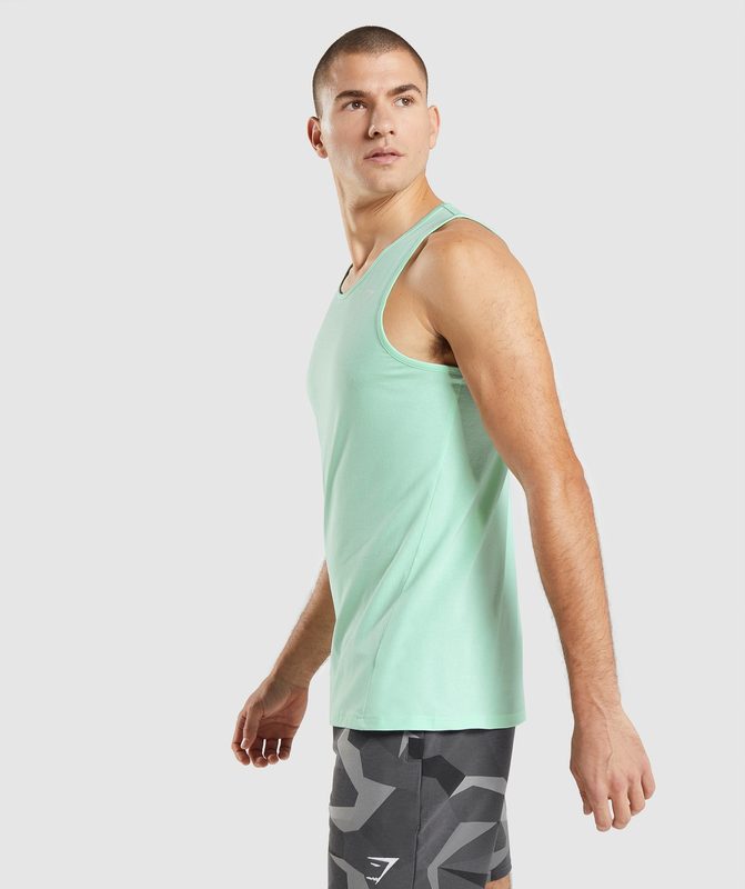 Gymshark Critical Tank Tanktop Blauw | 38DRTQSJP