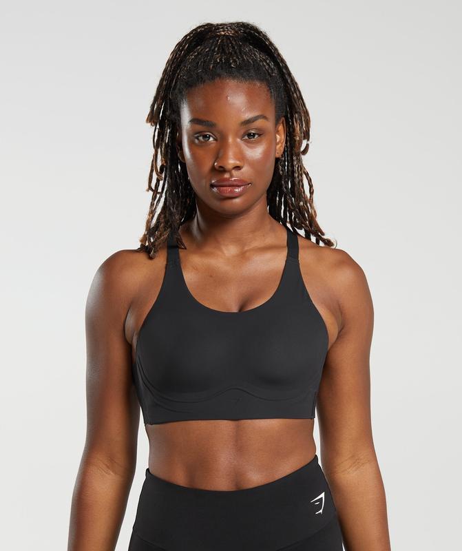 Gymshark Cross Back Sports Bra Sports Bras Zwart | 13WYEVNJI