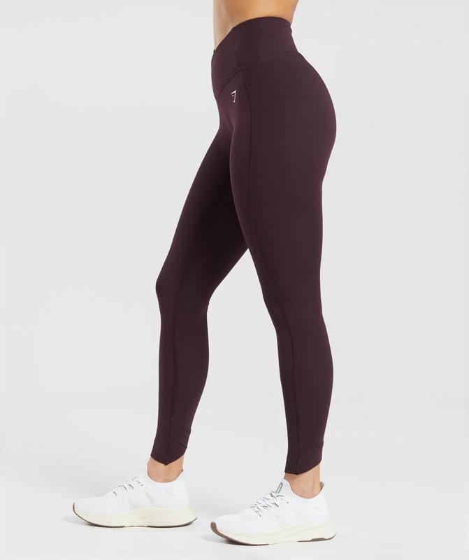 Gymshark Crossover Leggings Leggings Bruin | 32BLGCMOT