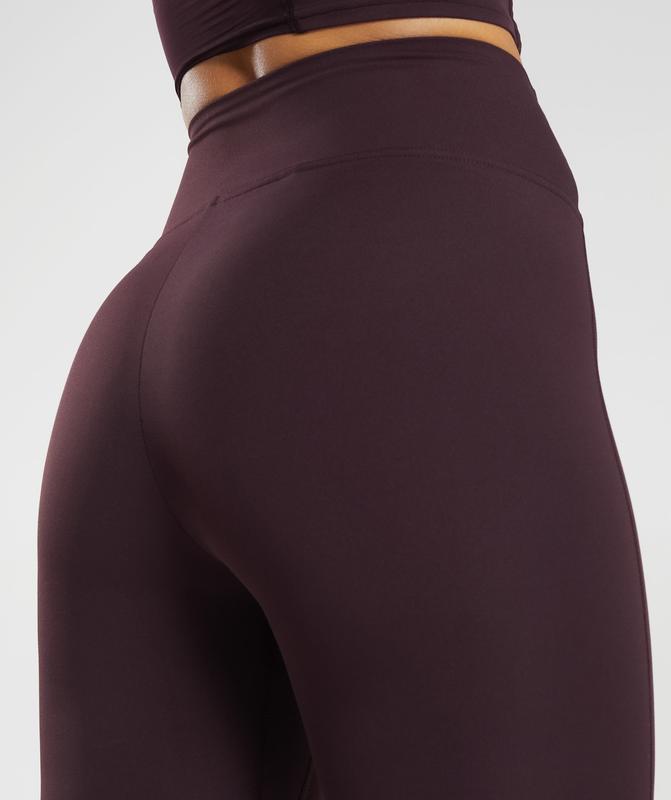 Gymshark Crossover Leggings Leggings Bruin | 32BLGCMOT