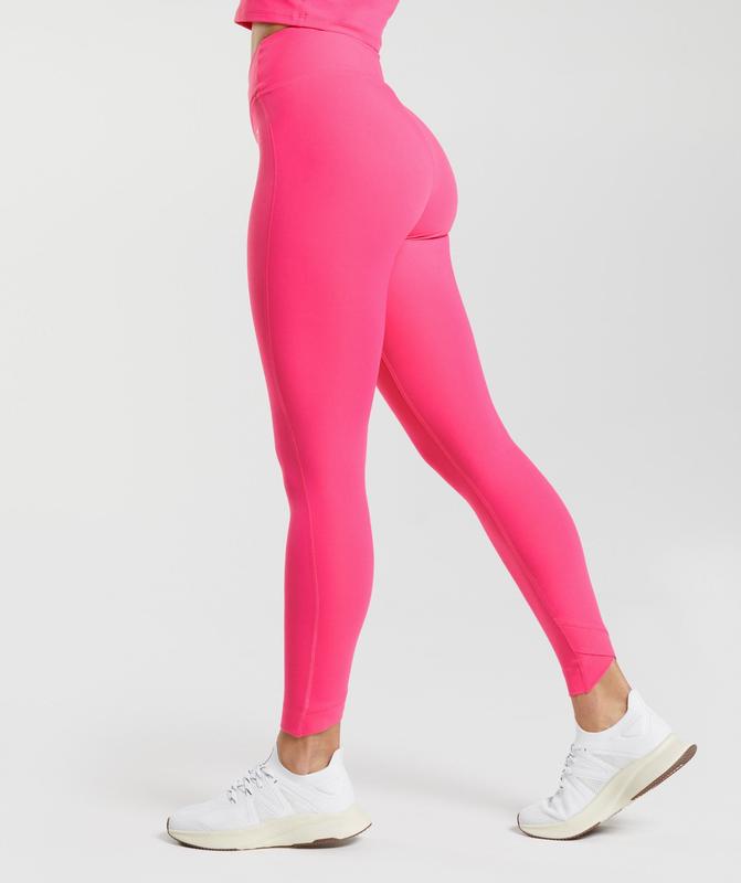 Gymshark Crossover Leggings Leggings Fuchsie | 53EBPJXNI