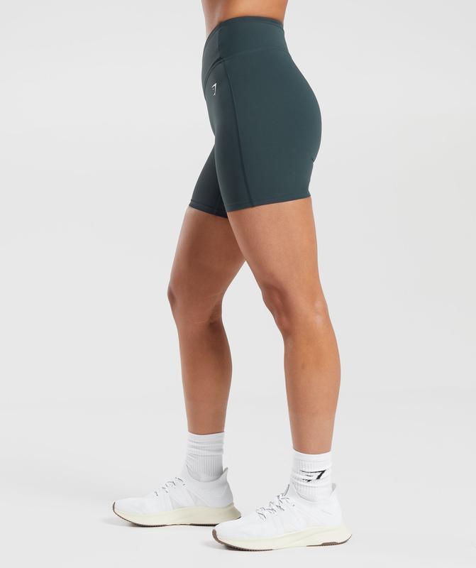 Gymshark Crossover Shorts Korte Broek Darkest Teal | 26BAUYRIH