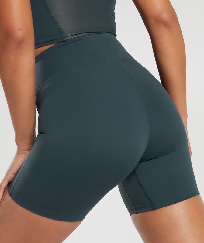 Gymshark Crossover Shorts Korte Broek Darkest Teal | 26BAUYRIH