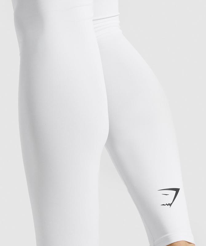 Gymshark Element Baselayer Leggings Baselayer Wit | 47OHFJMEC