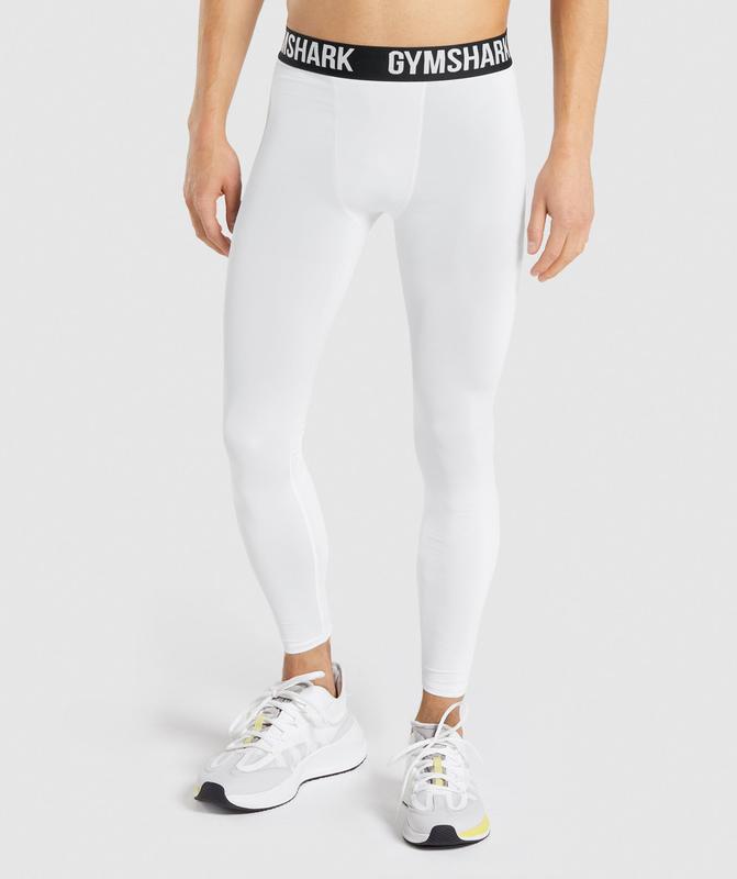 Gymshark Element Baselayer Leggings Baselayer Wit | 47OHFJMEC