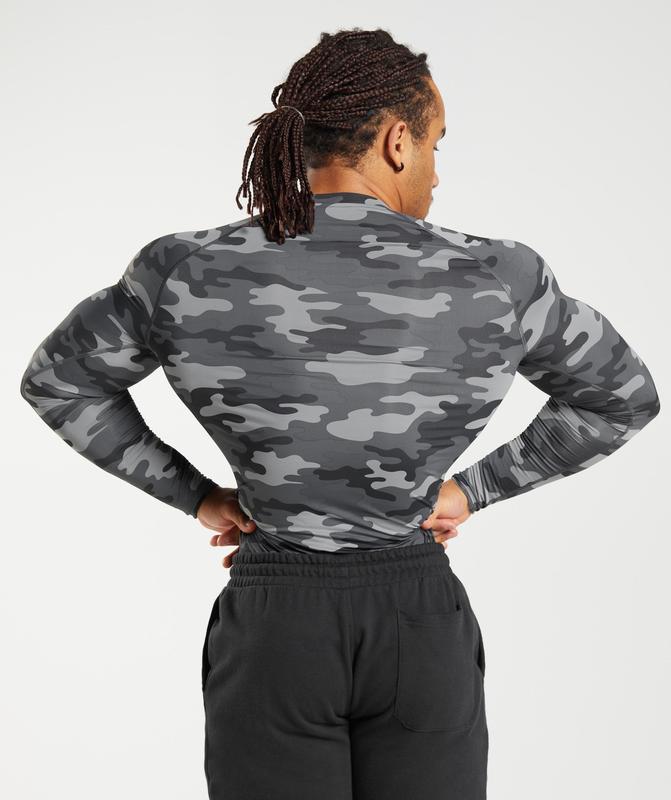 Gymshark Element Baselayer Long Sleeve Top Baselayer Grijs | 46NKMUYBQ