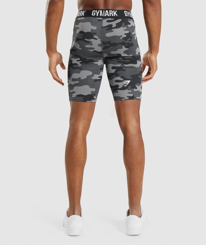 Gymshark Element Baselayer Shorts Baselayer Grijs | 52VFQZOMS