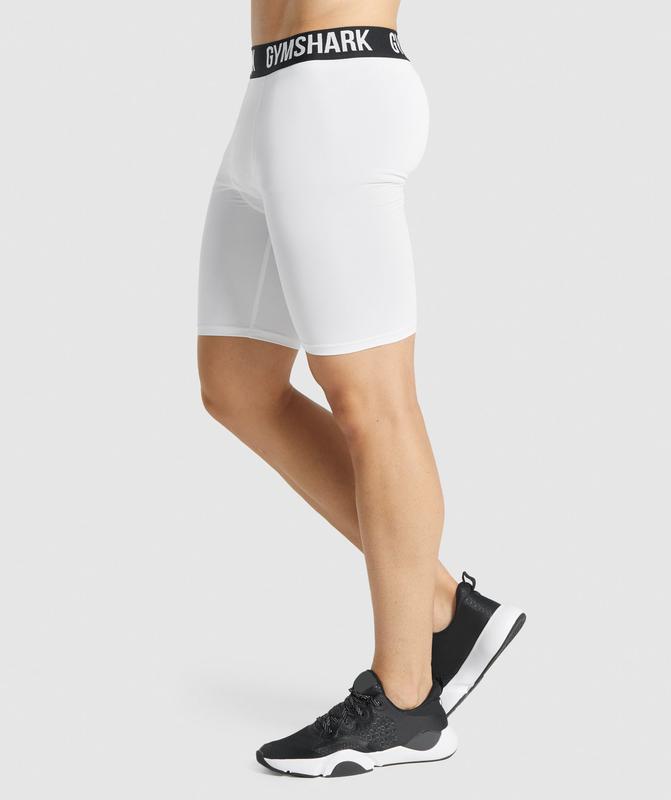 Gymshark Element Baselayer Shorts Baselayer Wit | 69ZXYWSIN