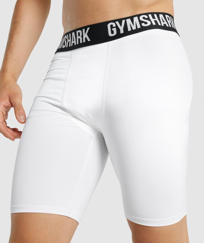 Gymshark Element Baselayer Shorts Baselayer Wit | 69ZXYWSIN