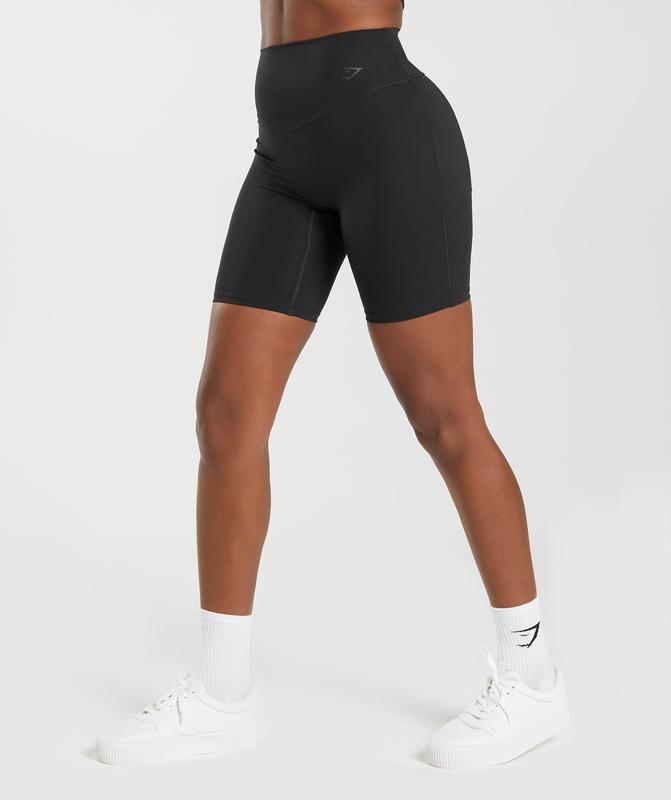 Gymshark Elevate Cycling Shorts Korte Broek Zwart | 70IYEMRJO