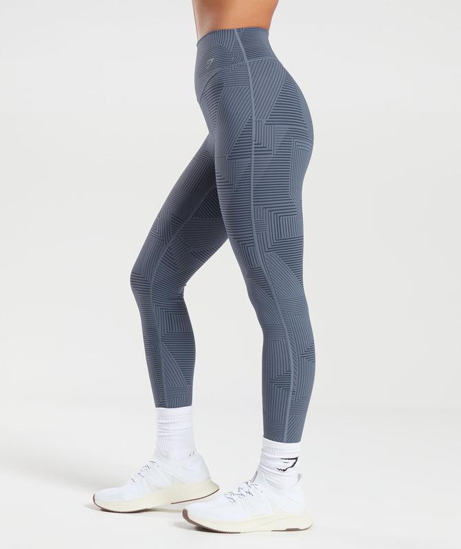 Gymshark Elevate Leggings Leggings Blauw | 81RMOEGSX