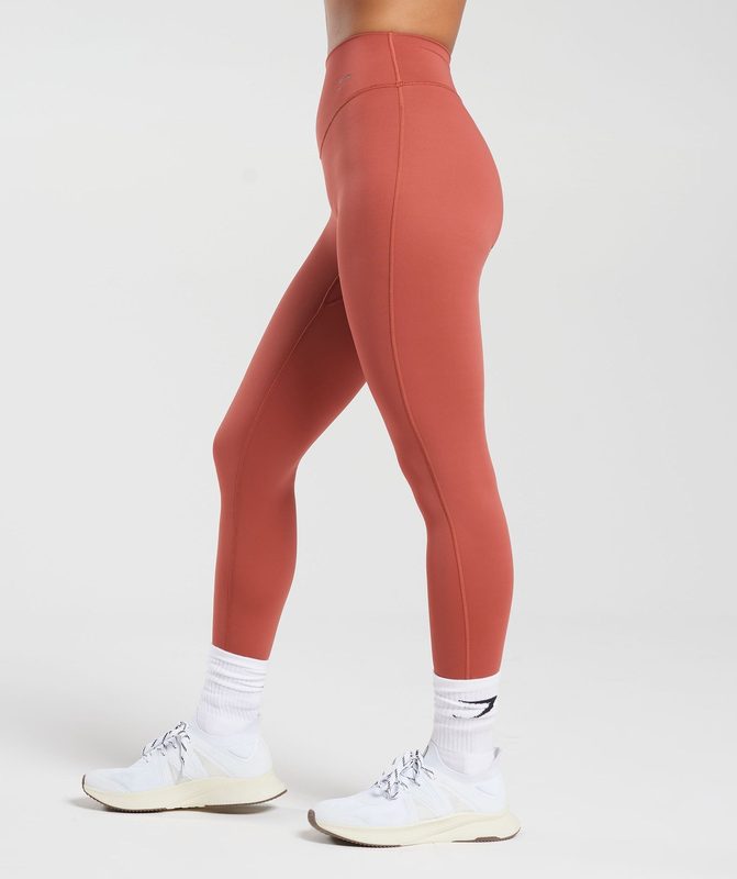 Gymshark Elevate Leggings Leggings Rood | 54HYFJKWT