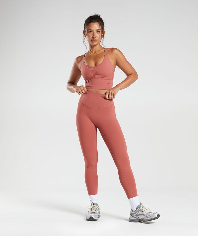 Gymshark Elevate Leggings Leggings Roze Bruin | 91YHDMTNK