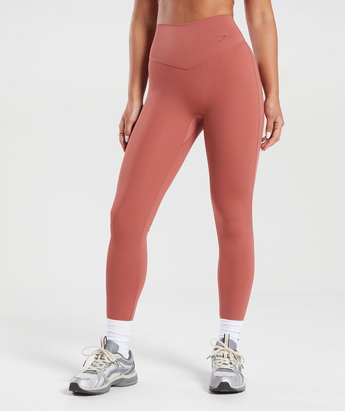 Gymshark Elevate Leggings Leggings Roze Bruin | 91YHDMTNK