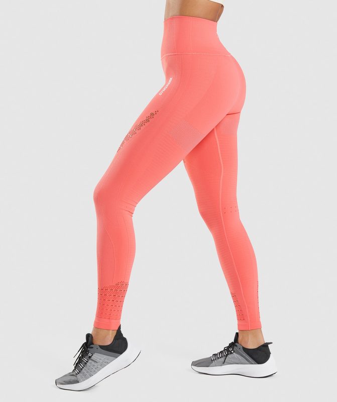 Gymshark Energy Seamless Leggings Leggings Roze | 73QNPHLAW