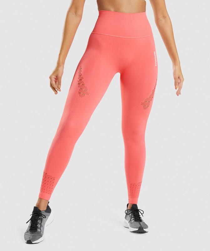 Gymshark Energy Seamless Leggings Leggings Roze | 73QNPHLAW