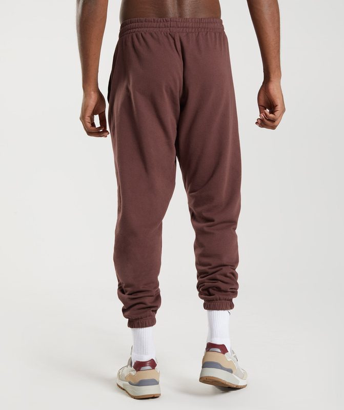 Gymshark Essential Oversized Joggers Joggingbroek Bruin | 85UASDIGB