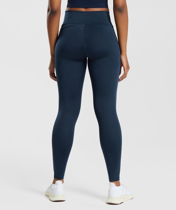 Gymshark Everyday Contour Leggings Leggings Donkerblauw | 27WMPVZCY