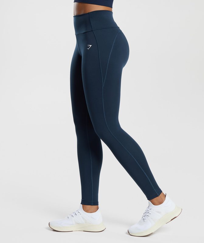 Gymshark Everyday Contour Leggings Leggings Donkerblauw | 27WMPVZCY