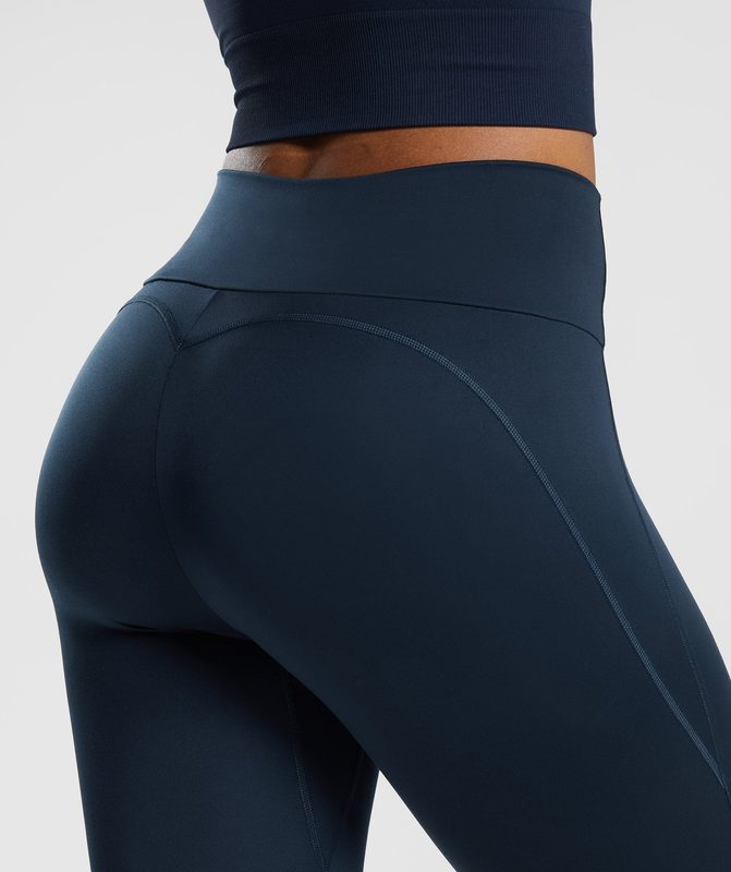 Gymshark Everyday Contour Leggings Leggings Donkerblauw | 27WMPVZCY