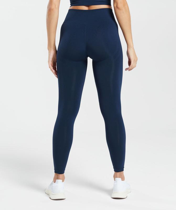 Gymshark Everyday Seamless Leggings Leggings Blauw | 05LKIEFRP