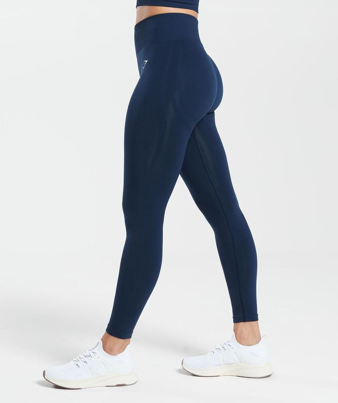 Gymshark Everyday Seamless Leggings Leggings Blauw | 05LKIEFRP