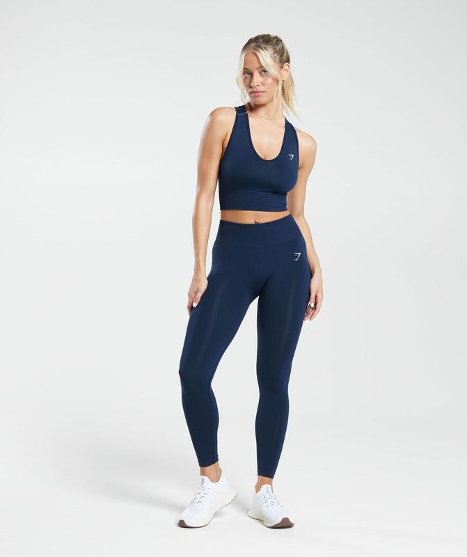 Gymshark Everyday Seamless Leggings Leggings Blauw | 05LKIEFRP