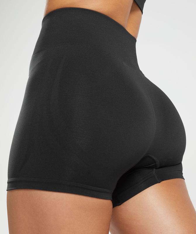 Gymshark Everyday Seamless Shorts Korte Broek Zwart | 13BQCOJVL