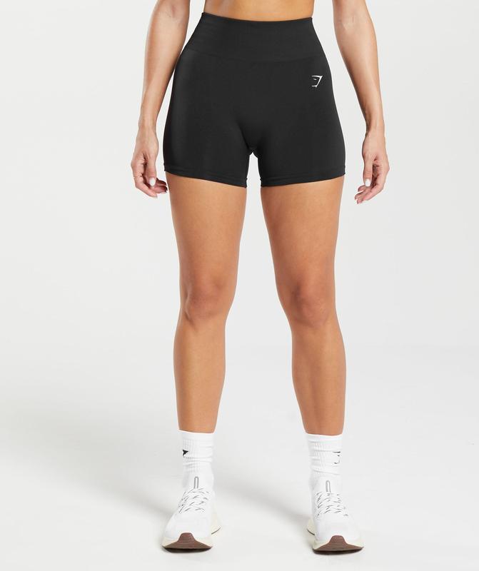 Gymshark Everyday Seamless Shorts Korte Broek Zwart | 13BQCOJVL