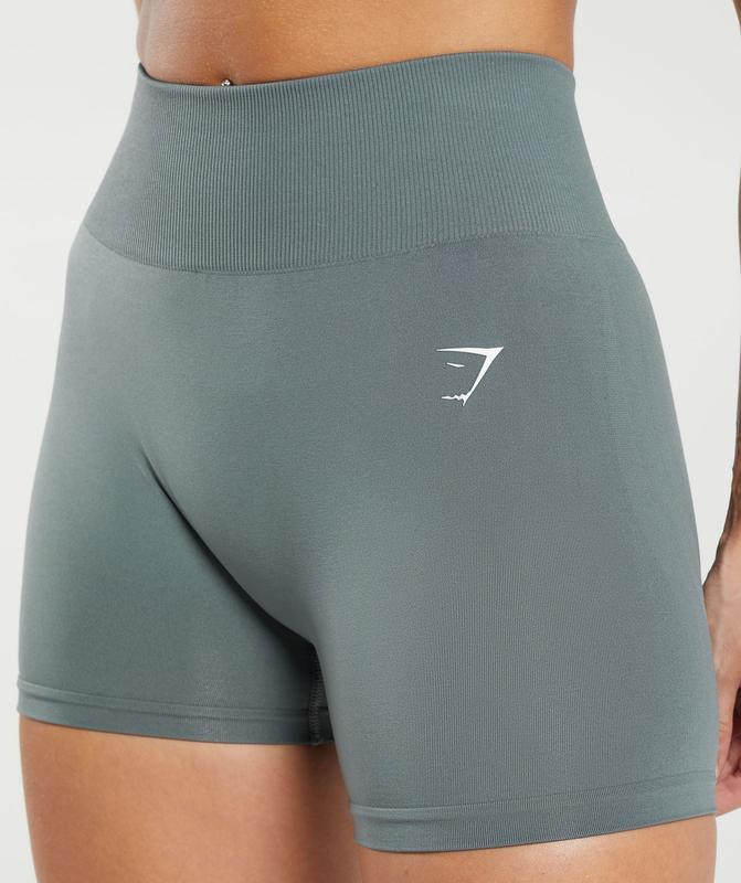 Gymshark Everyday Seamless Shorts Korte Broek Teal | 43MAXINJR