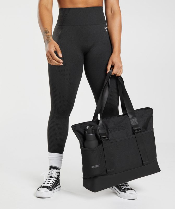 Gymshark Everyday Tote All Bags Zwart | 10DLVEWNU