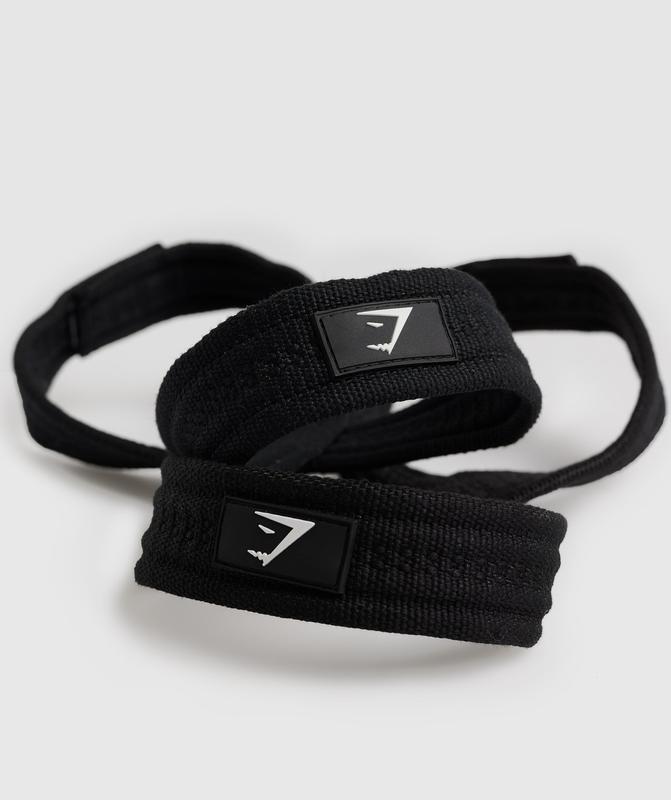 Gymshark Figure 8 Lifting Straps All Equipment Zwart | 15UHBPVLQ