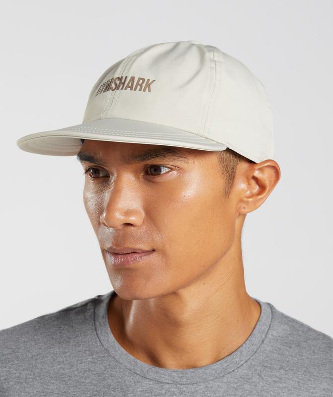 Gymshark Flat Peak Cap Caps Grijs | 38EANSXUY